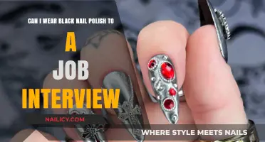 Black Nail Polish at Job Interviews: Professional or Risky Choice?