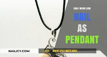 Roaring Elegance: Lion Nail Pendants - A Bold Fashion Statement