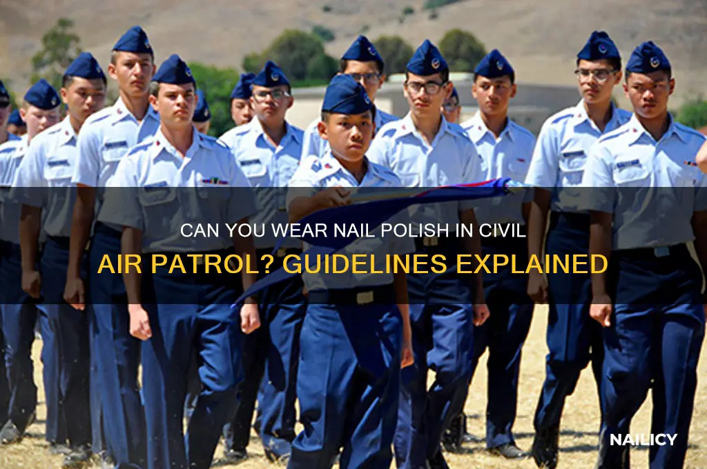 can i wear nail polish civil air patrol