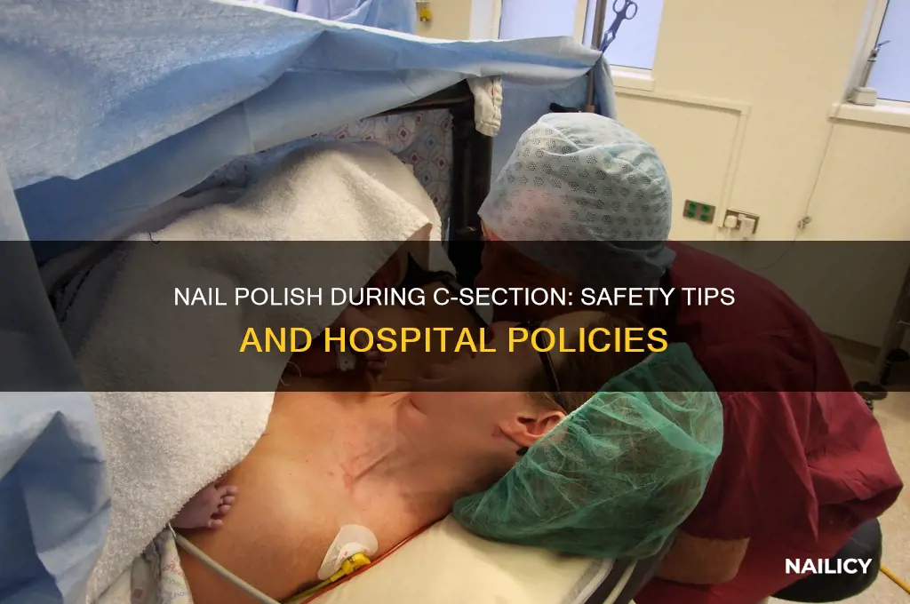 can i wear nail polish during ac section
