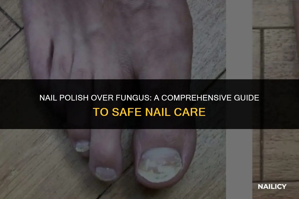 can i wear nail polish over nail fungus
