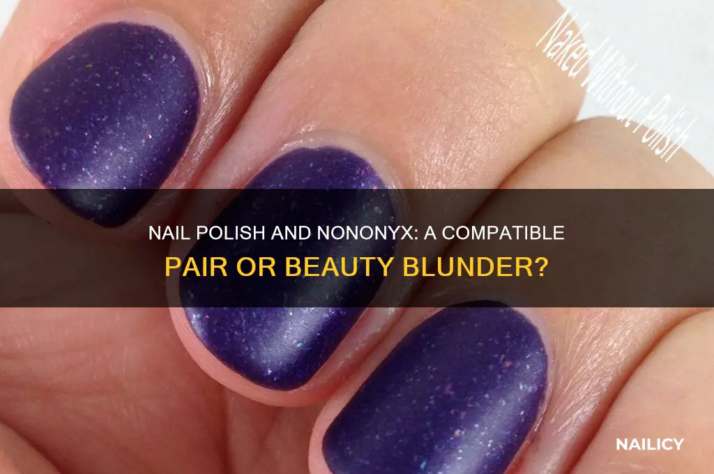 can i wear nail polish with nonyx