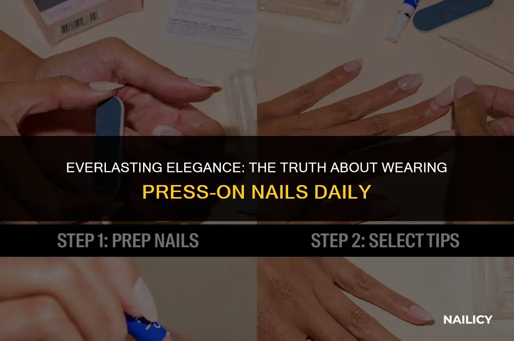 can i wear press on nails all the time