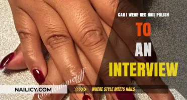 Red Nail Polish at Interviews: Professional or Too Bold?