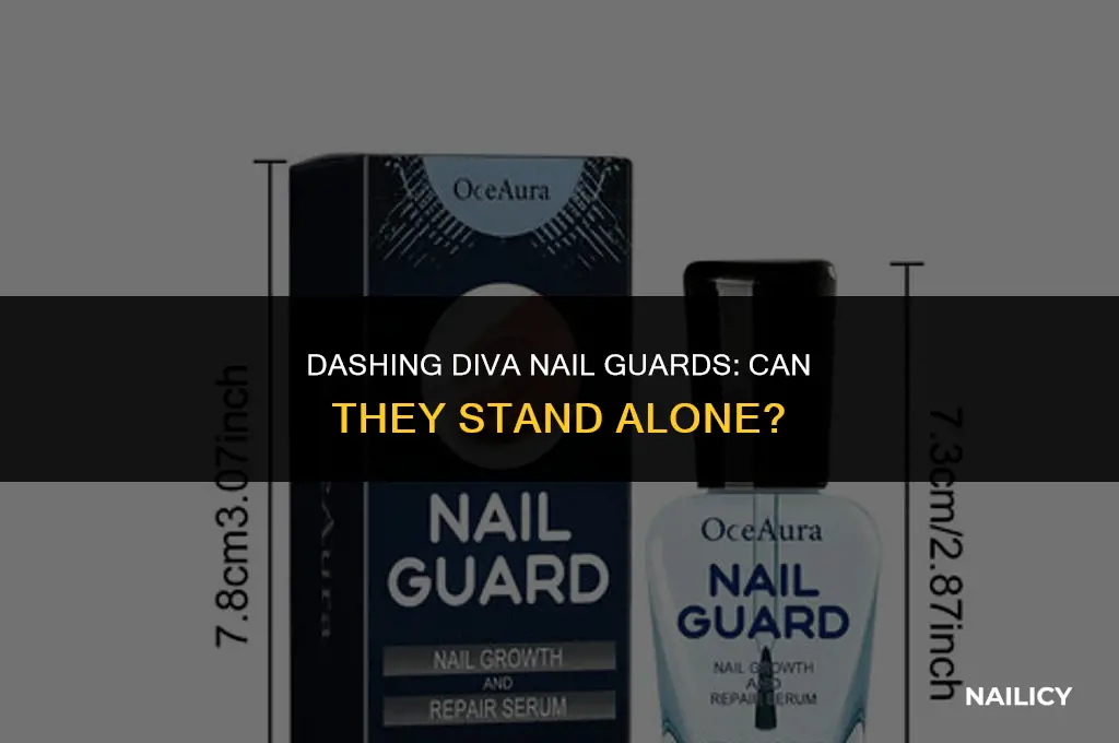 can i wear the dashing diva nail guards by themselves