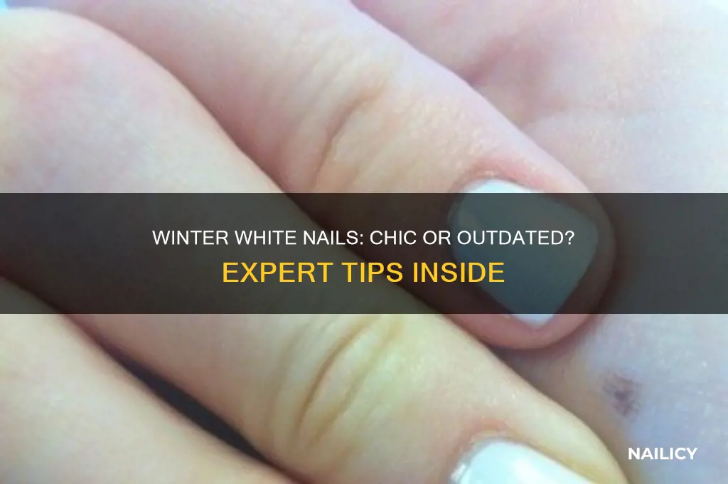 can i wear white nail polish in the winter