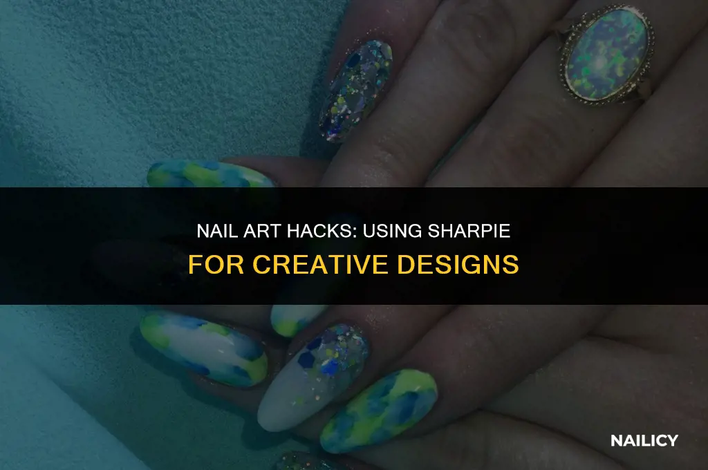can i write words on nails with sharpie