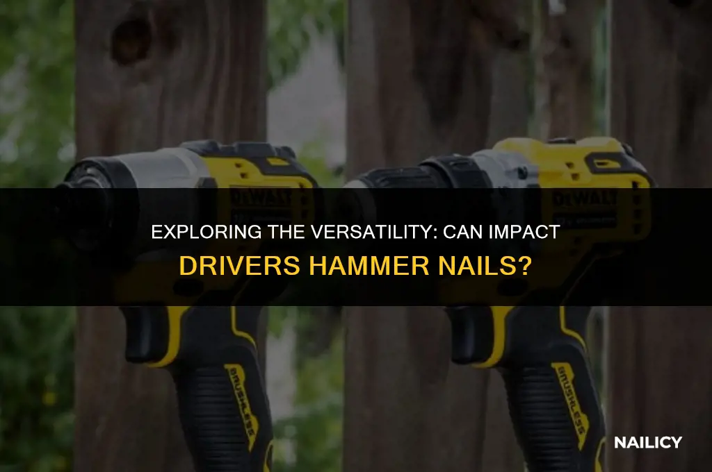 can impact driver hammer nails
