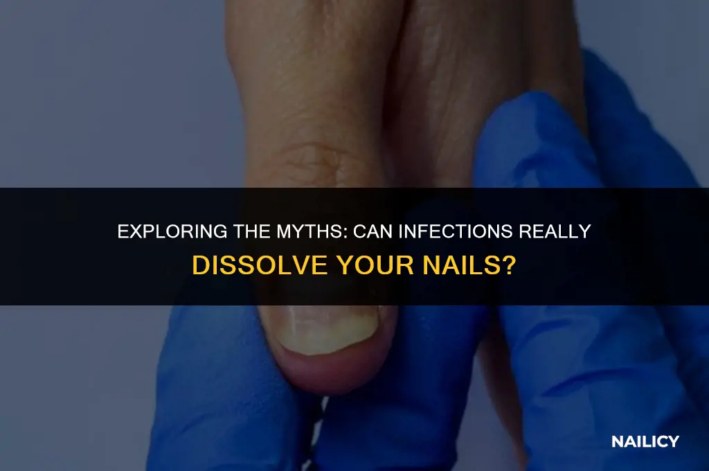 can infection dissolve nail