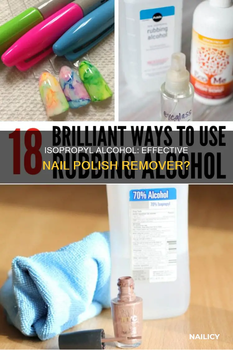 can isopropyl remove nail polish
