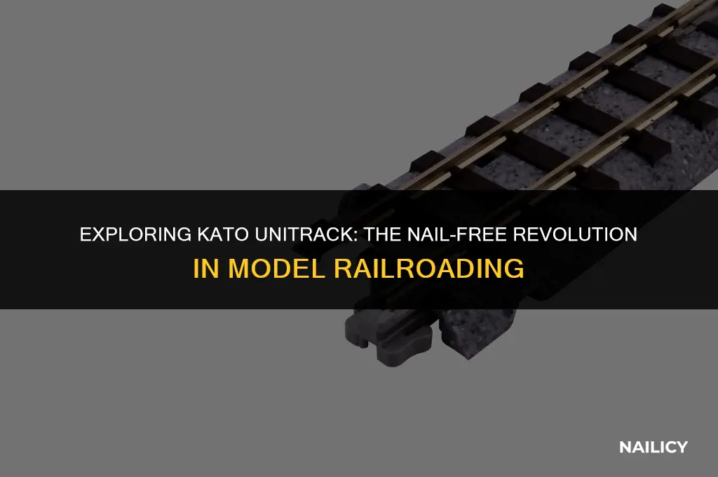 can kato unitrack use track nails