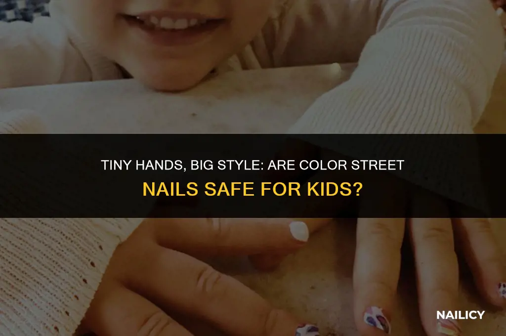 can kids use color street nails