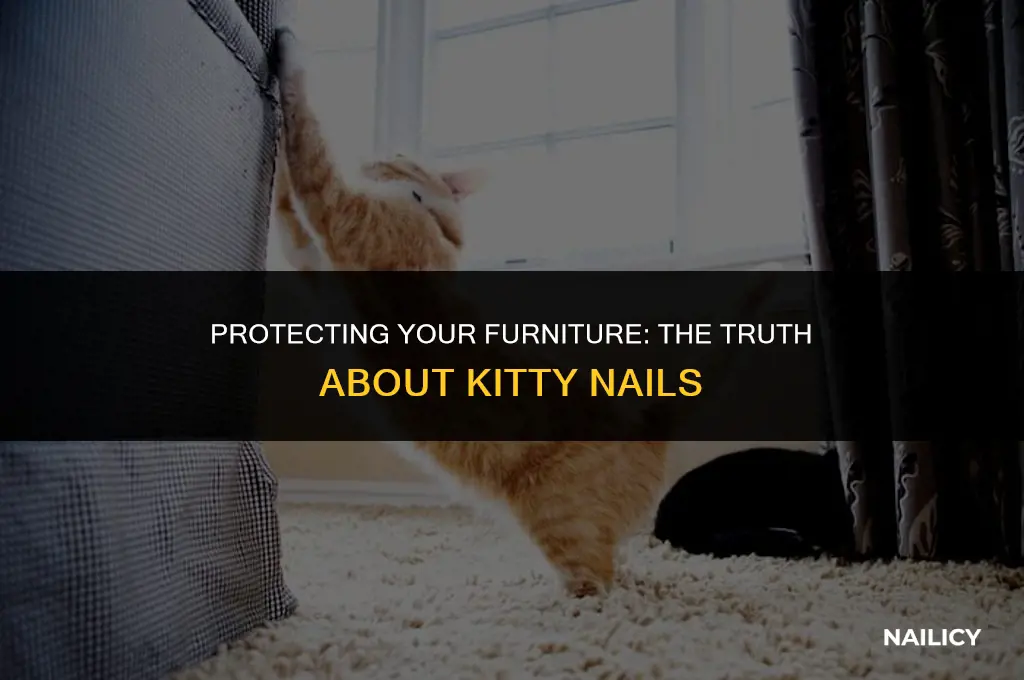 can kitty nails har furniture