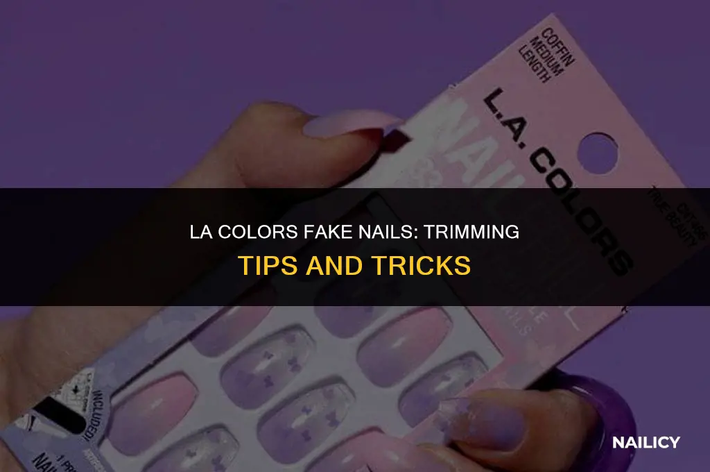 can la colors fake nails be cut