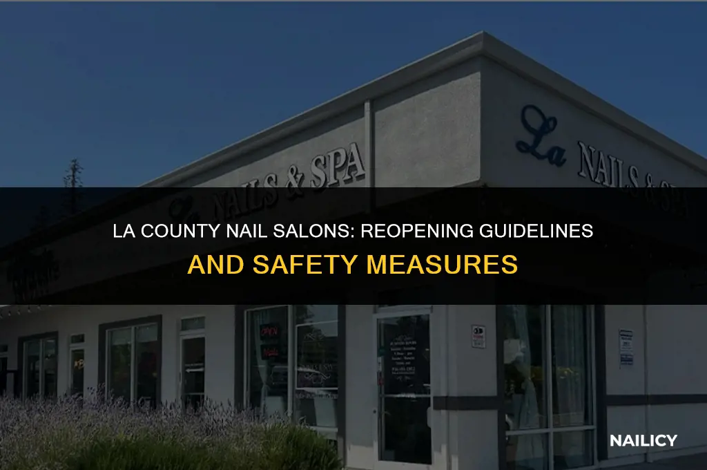 can la county nail salons open