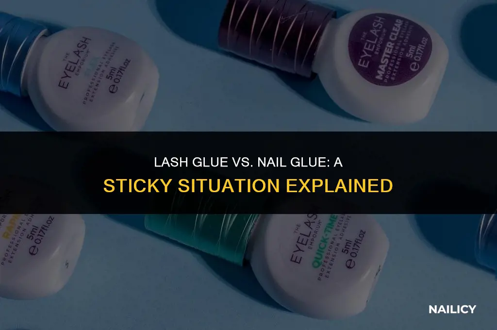 can lash glue be used as nail glue
