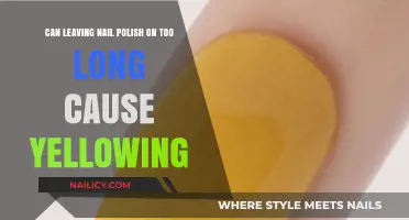 Does Long-Term Nail Polish Wear Lead to Yellow Discoloration?