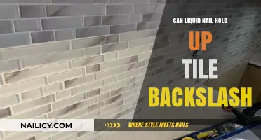 Durability Test: Can Liquid Nails Secure a Tile Backsplash?