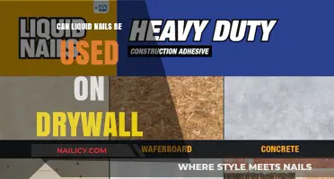Drywall Repair: Can Liquid Nails Be Used for a Seamless Fix?