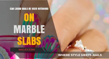 Outdoor Elegance: Liquid Nails and Marble Slabs - A Match Made in Heaven?