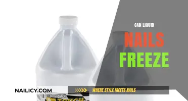 Exploring the Limits: Can Liquid Nails Freeze?