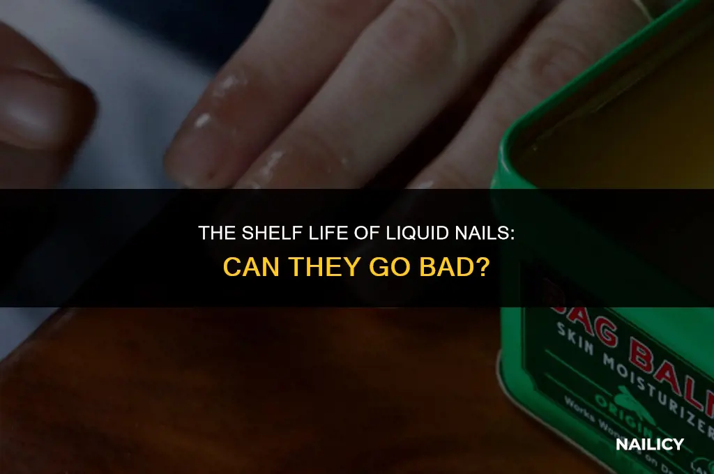 can liquid nails go bad