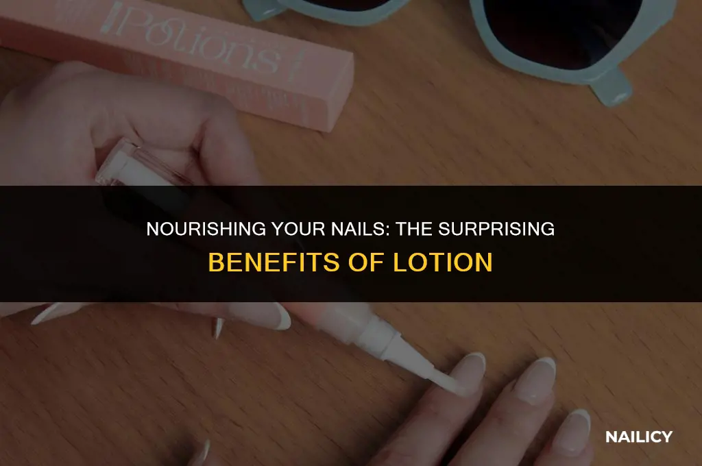 can lotion help keep nails sttong