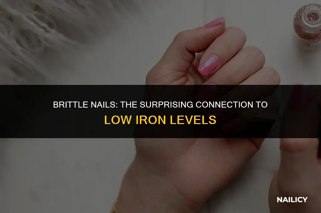 can low iron cause brittle nails