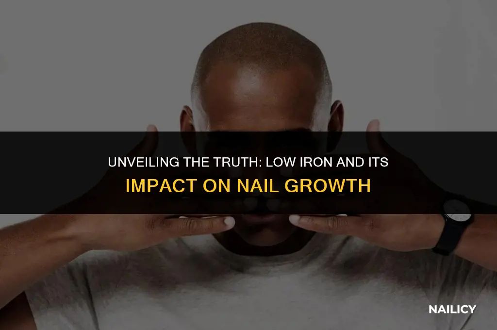 can low iron make your nails grow funny