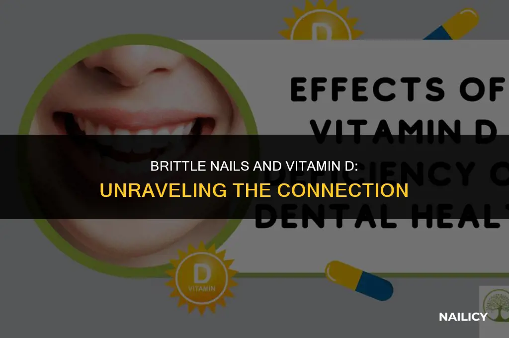 can low vitamin d cause brittle nails