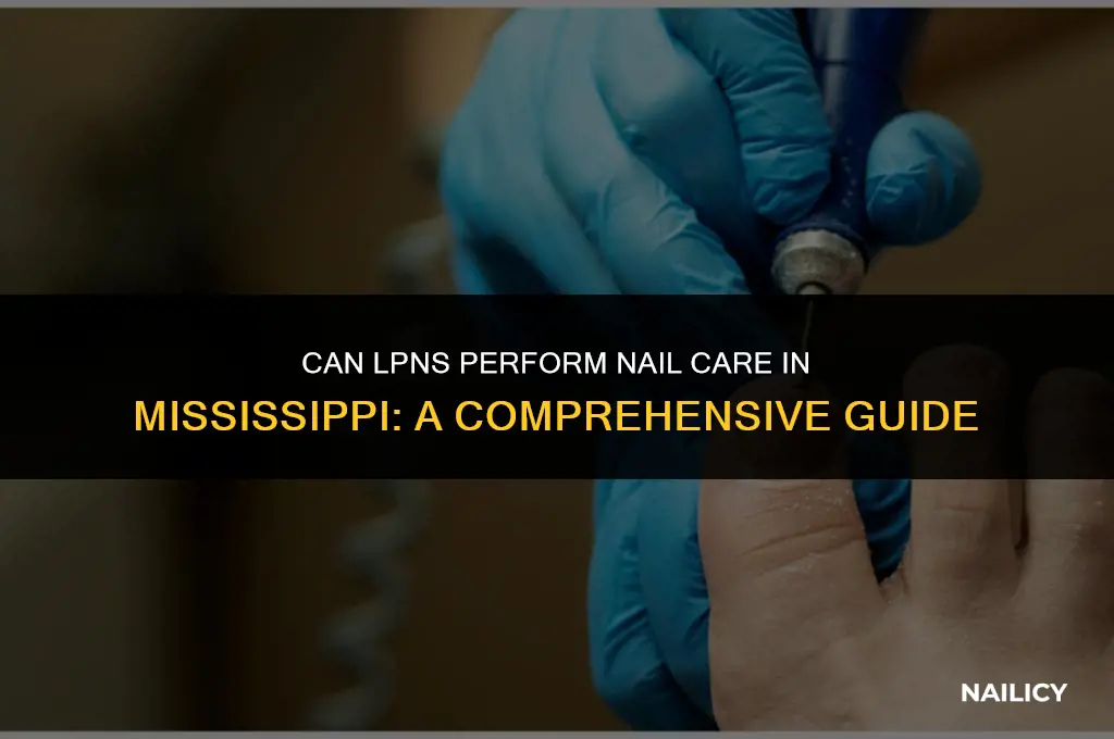 can lpns clip nails in ms