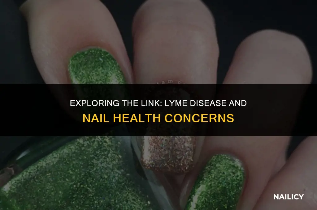 can lyme disease caus and nails to peel