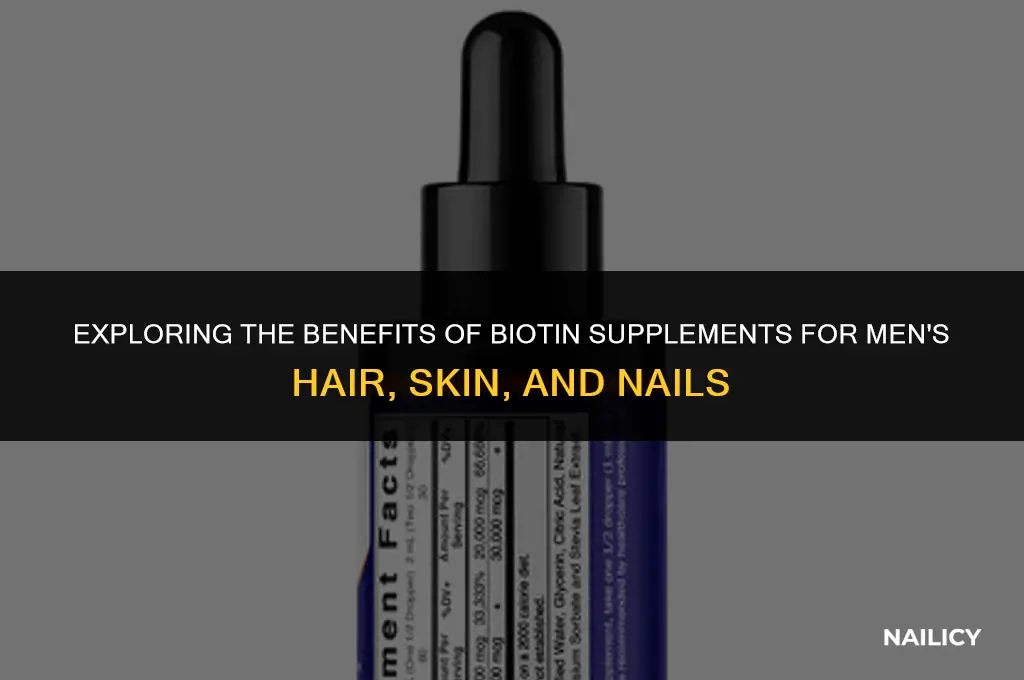 can males take hair skin and nails