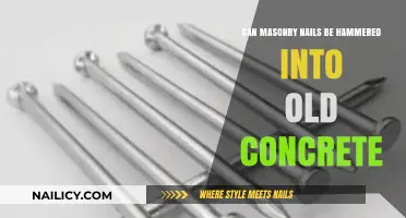 Reviving Old Concrete: The Surprising Use of Masonry Nails
