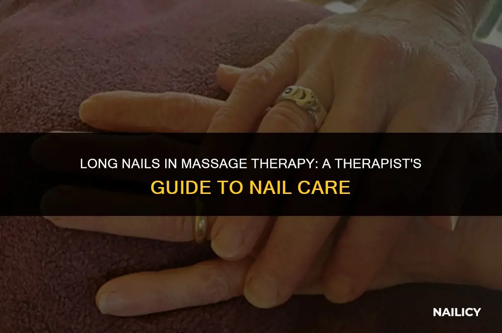 can massage therapist have long nails