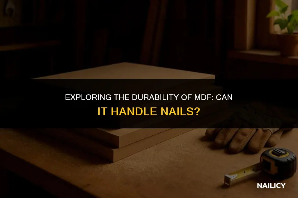 can mdf be nailed