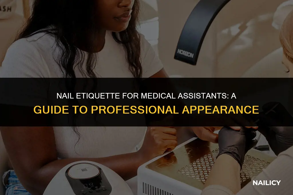 can medical assisitant wear nails