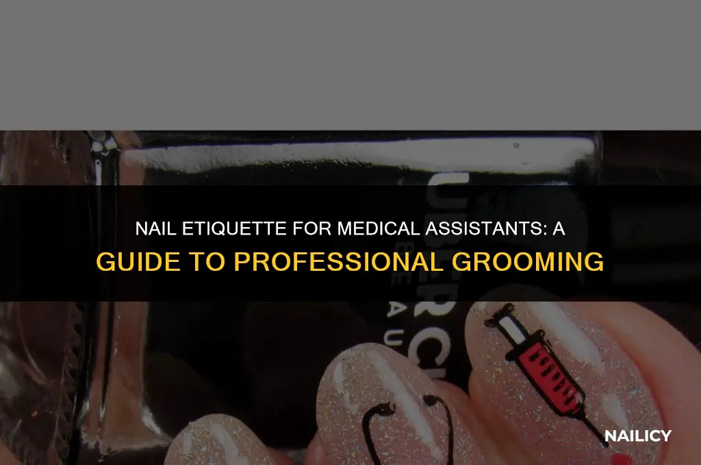can medical assistants have nails