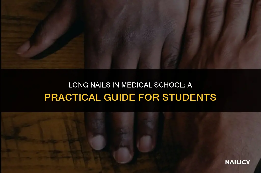 can medical students have long nails