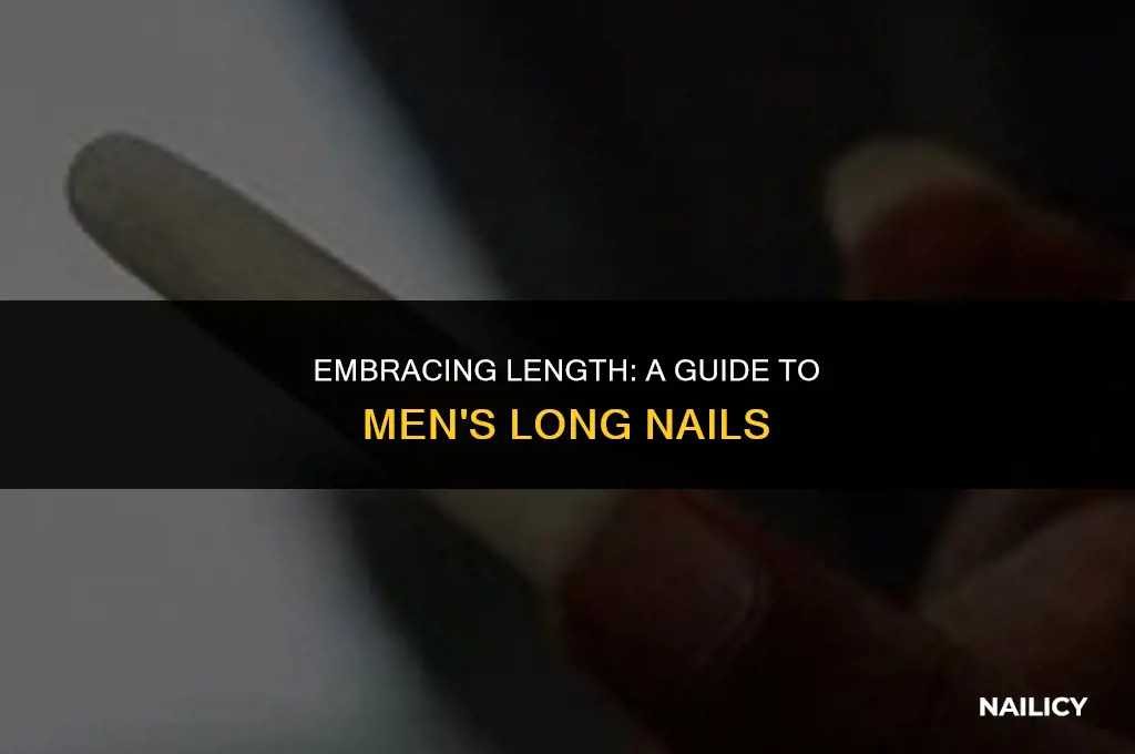can men have long nails