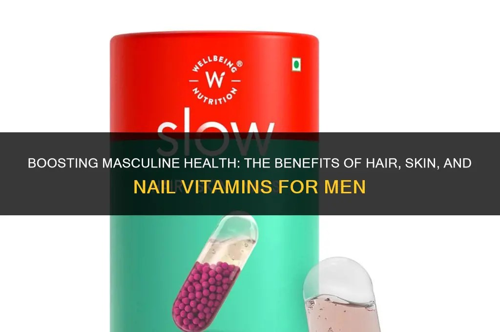 can men take hair skin nail vitamins