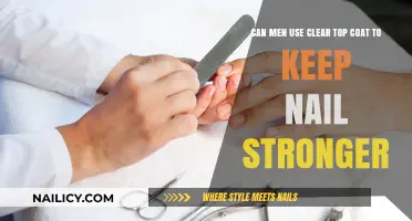 Boosting Nail Strength: The Benefits of Clear Top Coat for Men