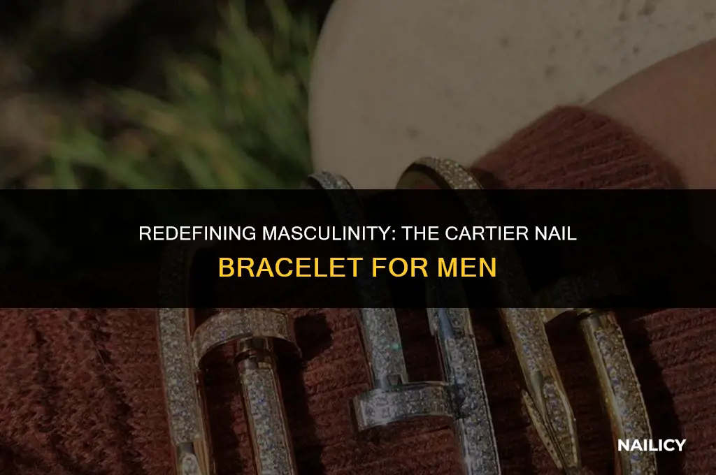 can men wear cartier nail bracelet
