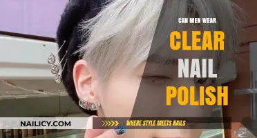 Can Men Wear Clear Nail Polish? Breaking Gender Norms in Style