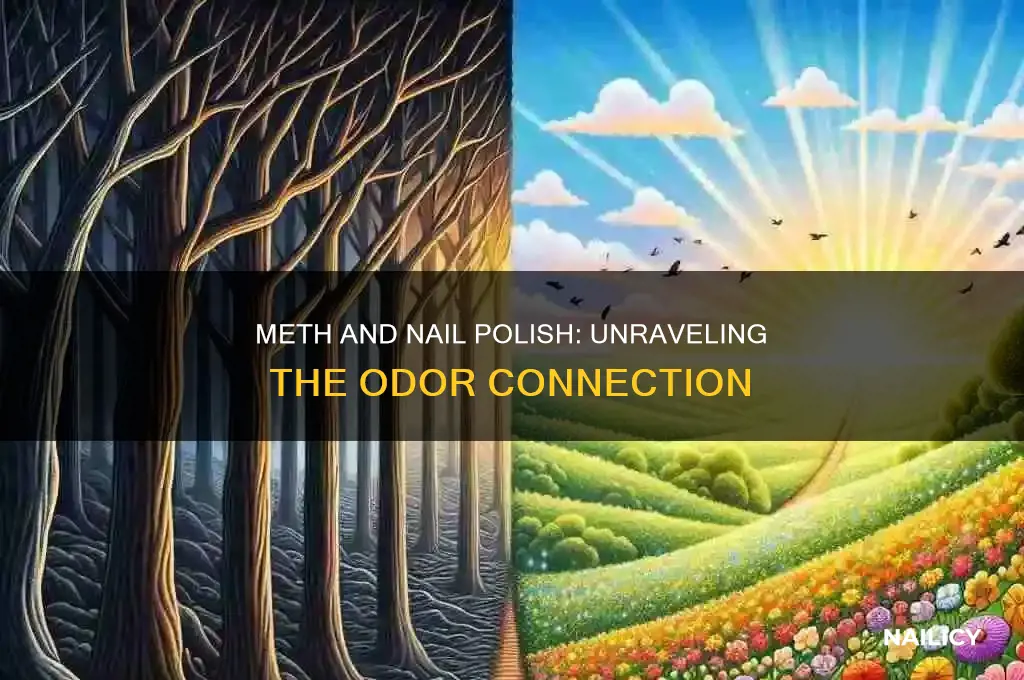 can meth smell like nail polish