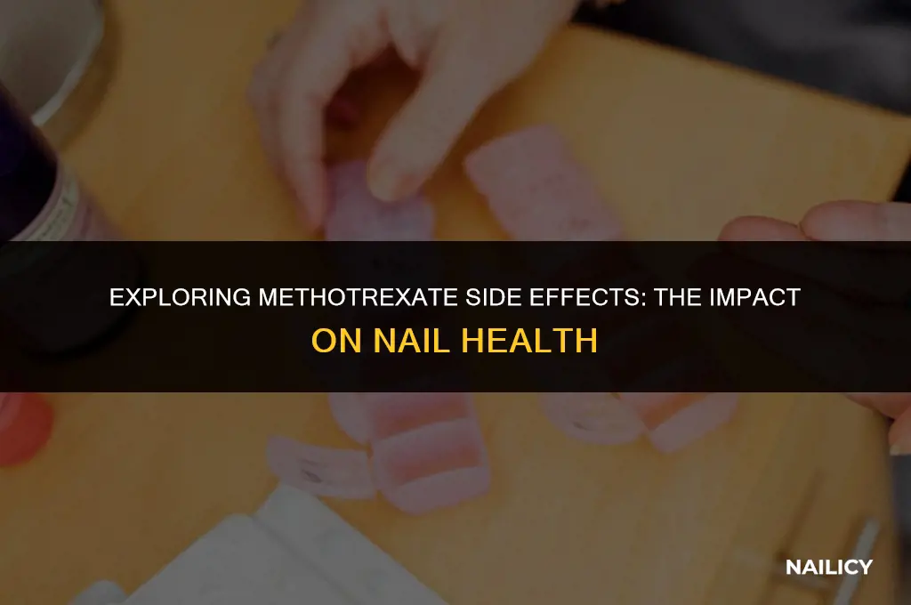 can methotrexate cause nail
