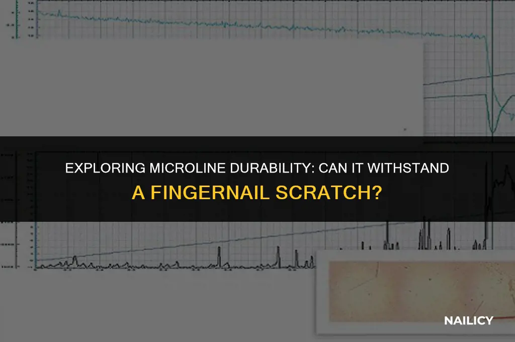 can microline be scratched by a finger nail