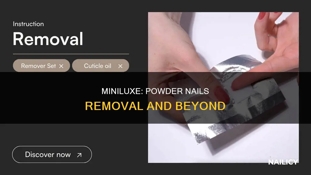 can miniluxe remove powder nails