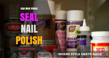 Can Mod Podge Seal Nail Polish? A Creative Crafting Guide