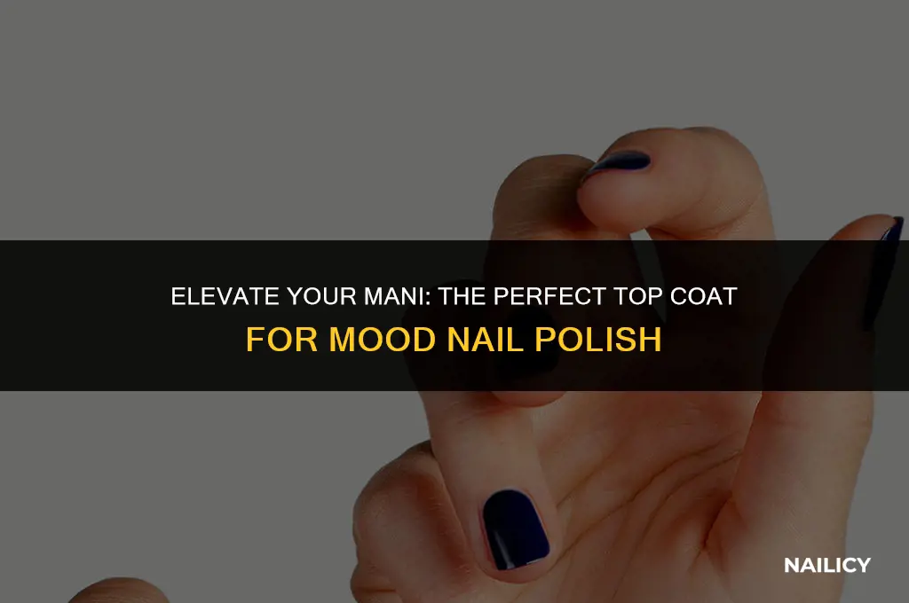 can mood nail polosh ise top coat